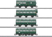 42046 - H0 - 4-tlg. Abteilwagen-Set, DB, Ep. III